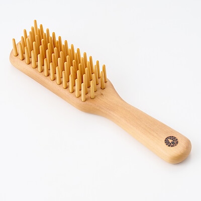 別府つげ工芸　つげブラシ　５列