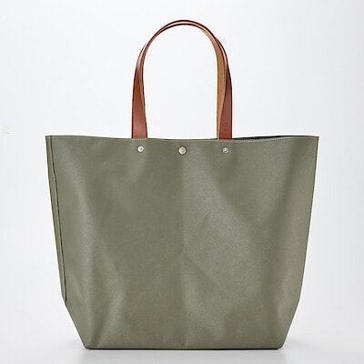 横濱帆布鞄　Ｄ　オリーブ（森野艦船帆布）