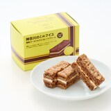 神奈川のミルフイユ　湘南ゴールド＆チョコレートクリーム（ココア生地）１箱３個入り×４箱