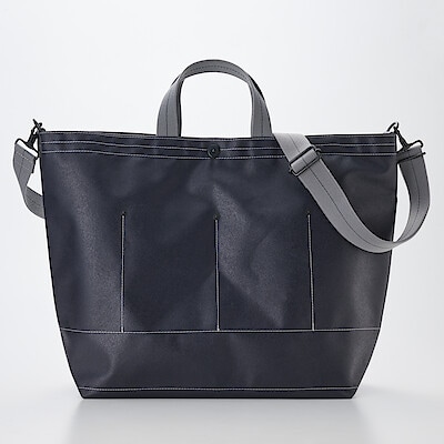 横濱帆布鞄　Ａ　ネイビー（森野艦船帆布）