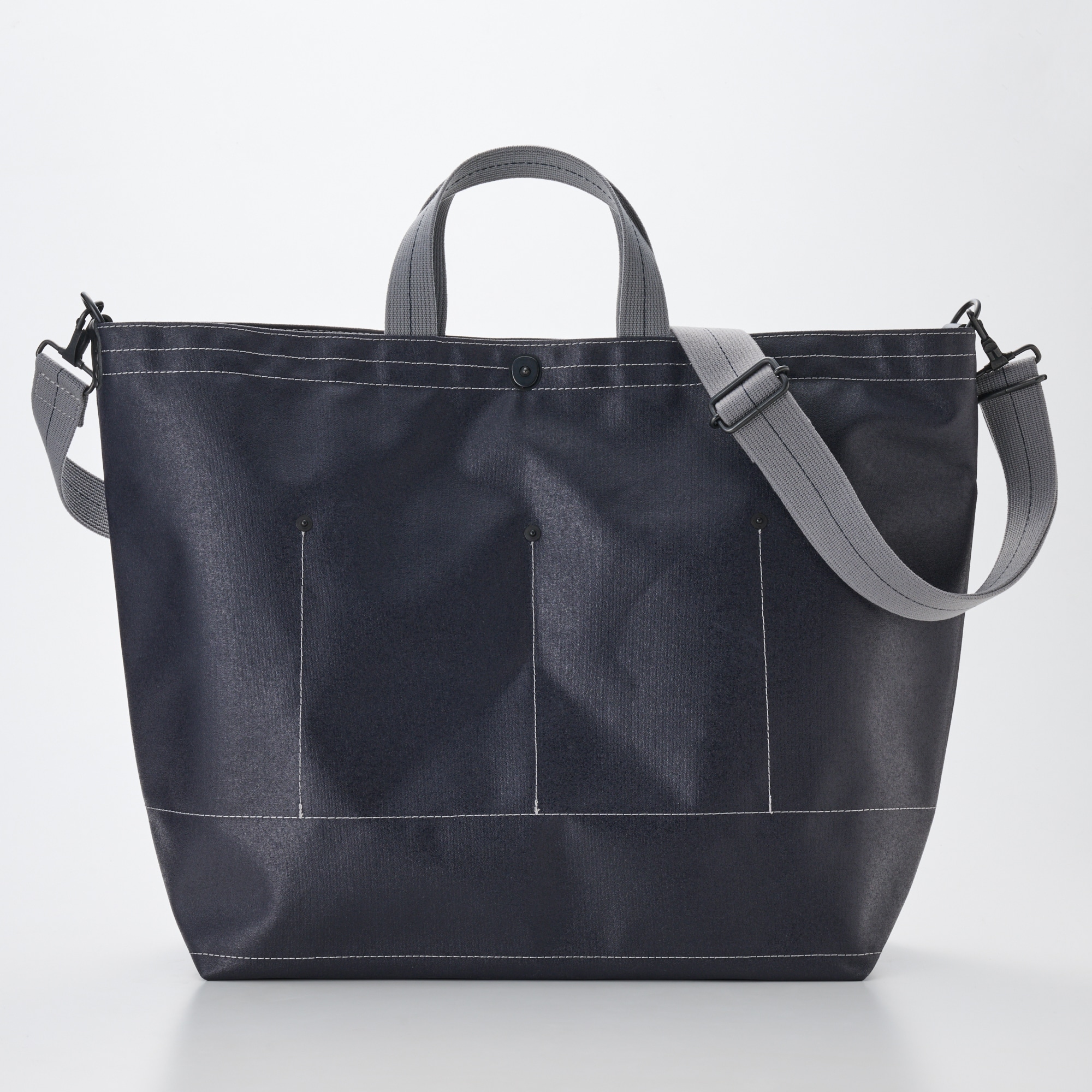 横濱帆布鞄　Ａ　ネイビー（森野艦船帆布）