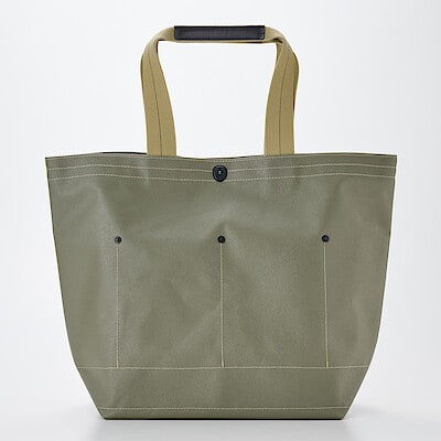 横濱帆布鞄　Ｅ　オリーブ（森野艦船帆布）