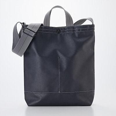 横濱帆布鞄　Ｆ　ネイビー（森野艦船帆布）