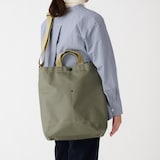 横濱帆布鞄　Ｆ　オリーブ（森野艦船帆布）