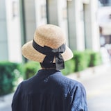 埼玉県　田中帽子の麦わら帽子「アンヌ」