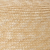 埼玉県　田中帽子の麦わら帽子「カサブランカ」ブラックリボン