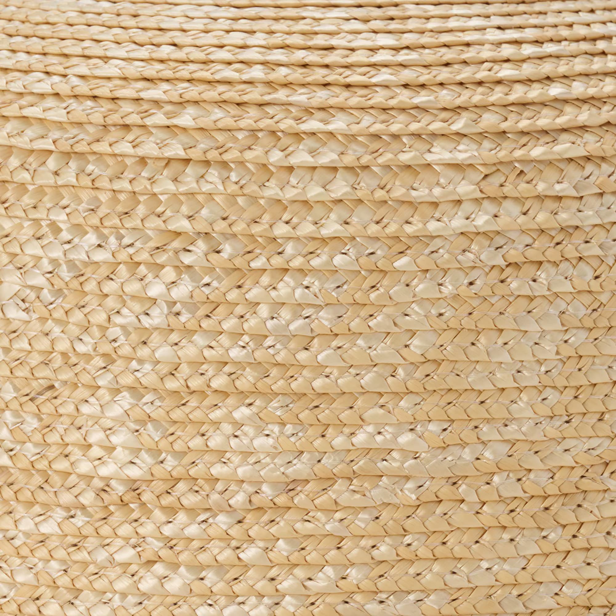 埼玉県　田中帽子の麦わら帽子「カサブランカ」ブラックリボン