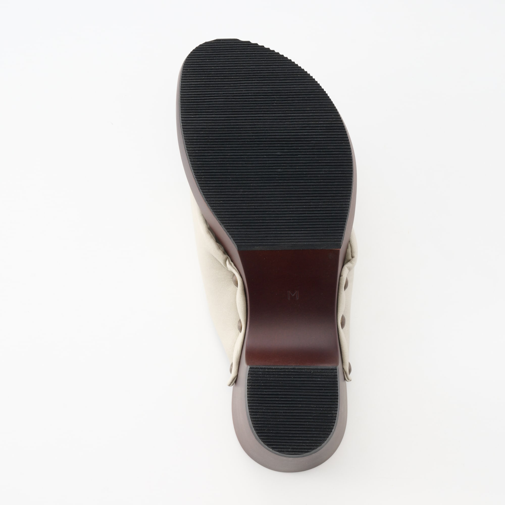 ｍｉｚｕｔｏｒｉの下駄「シフォンカーフグレー」　Ｍ（２３～２３．５ｃｍ）