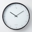 曲げわっぱの時計　Wa CLOCK　黒