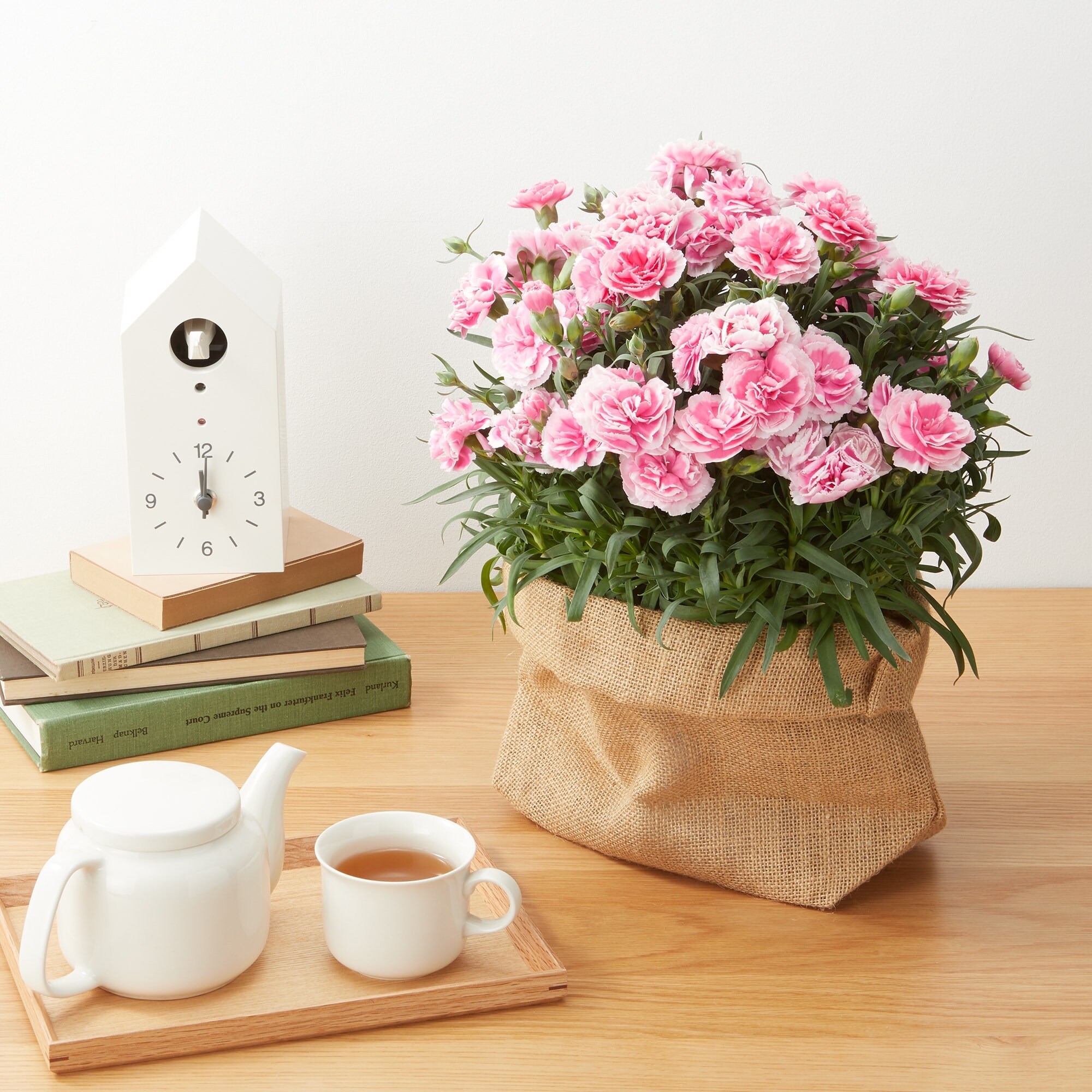 母の日　カーネーション　テーパーティー