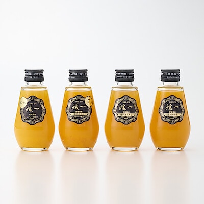 愛媛県産　小林果園の飲み比べ「媛一小瓶ジュース」A（ポンカン、温州つぶ入り、まどんな、温州みかん）４本入り