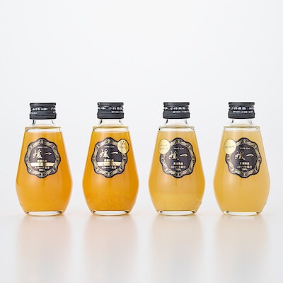 愛媛県産　小林果園の飲み比べ「媛一小瓶ジュース」C（甘平、温州つぶ入り、スイートスプリング、河内晩柑）４本入り