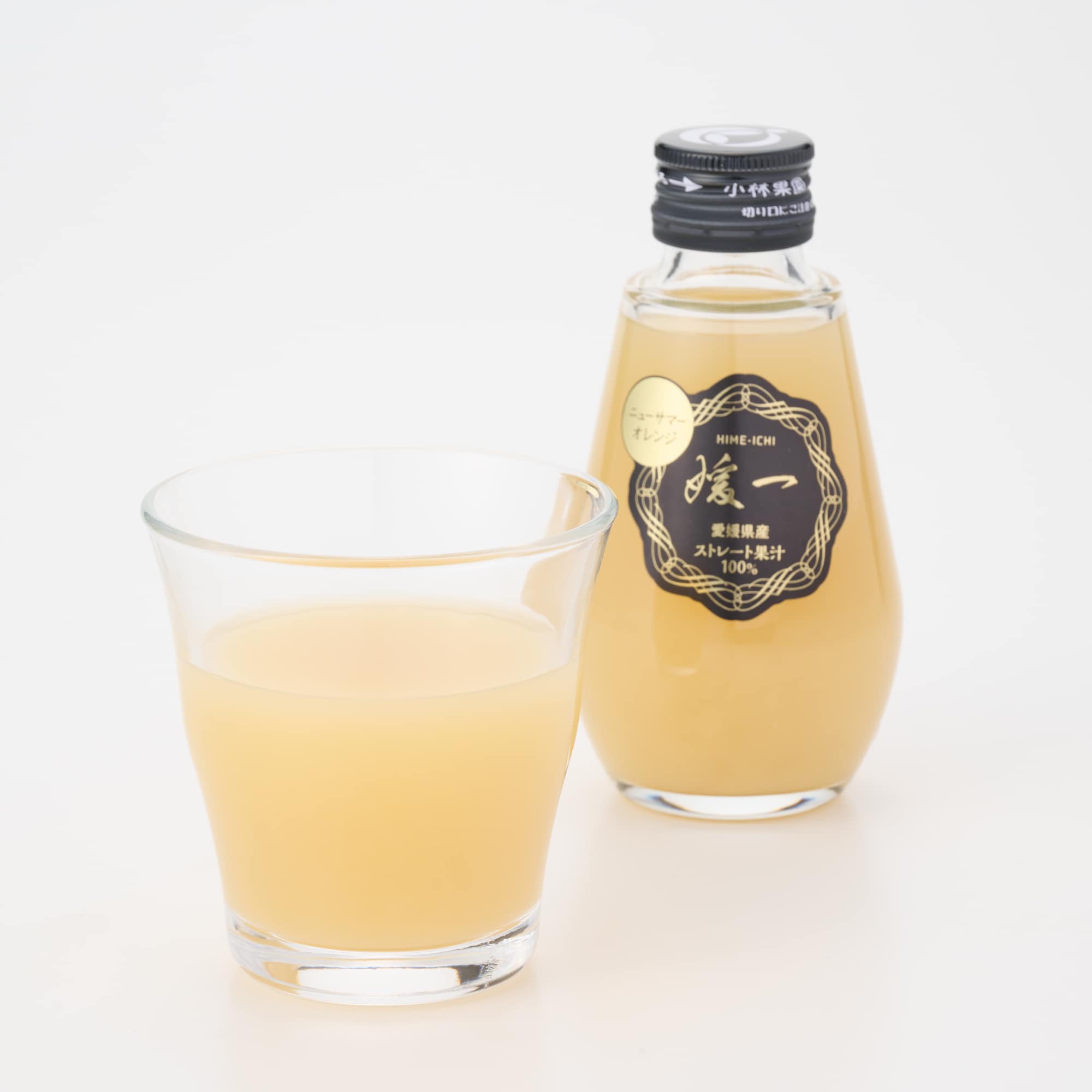 愛媛県産 小林果園の飲み比べ「媛一小瓶ジュース」D（ブラッドオレンジ