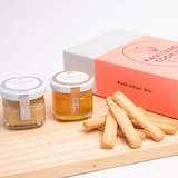 岐阜県可児市　かにたろうクッキーと2種のコンフィチュールセット（栗ミルク、はちみつジンジャー）