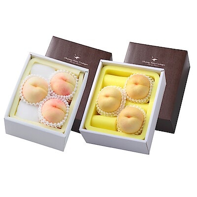 【３回お届け】総社もも生産組合の桃　 桃２種食べ比べ　／　約１ｋｇ（３～４玉）２品種×３回・全６品種