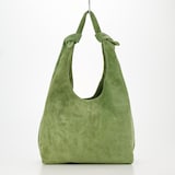 革屋が作った、洗えるショッピングバッグ・グリーン