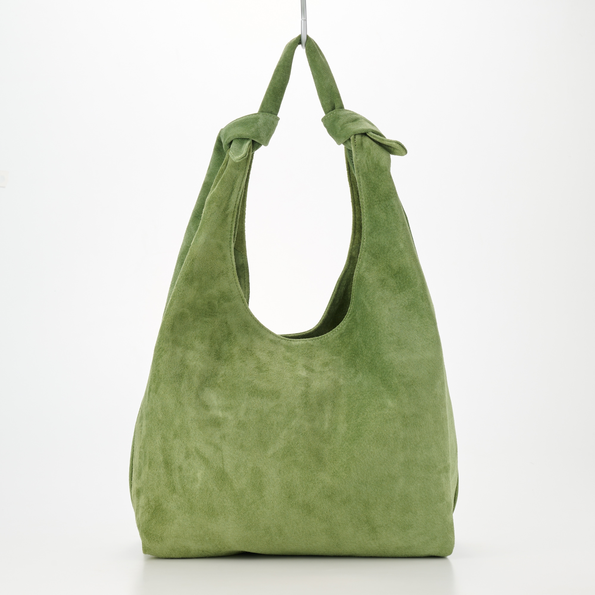 革屋が作った、洗えるショッピングバッグ・グリーン