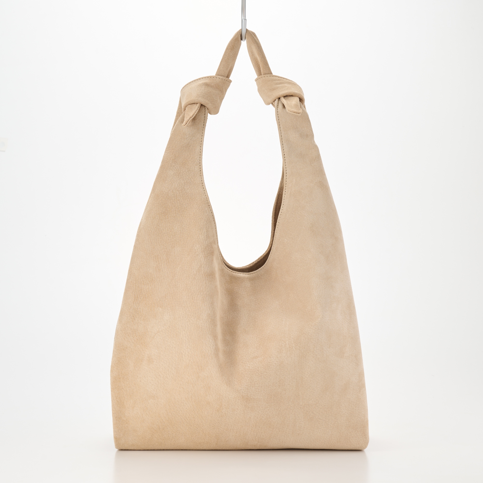   革屋が作った、 洗えるショッピングバッグ・ベージュ