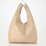   革屋が作った、 洗えるショッピングバッグ・ベージュ