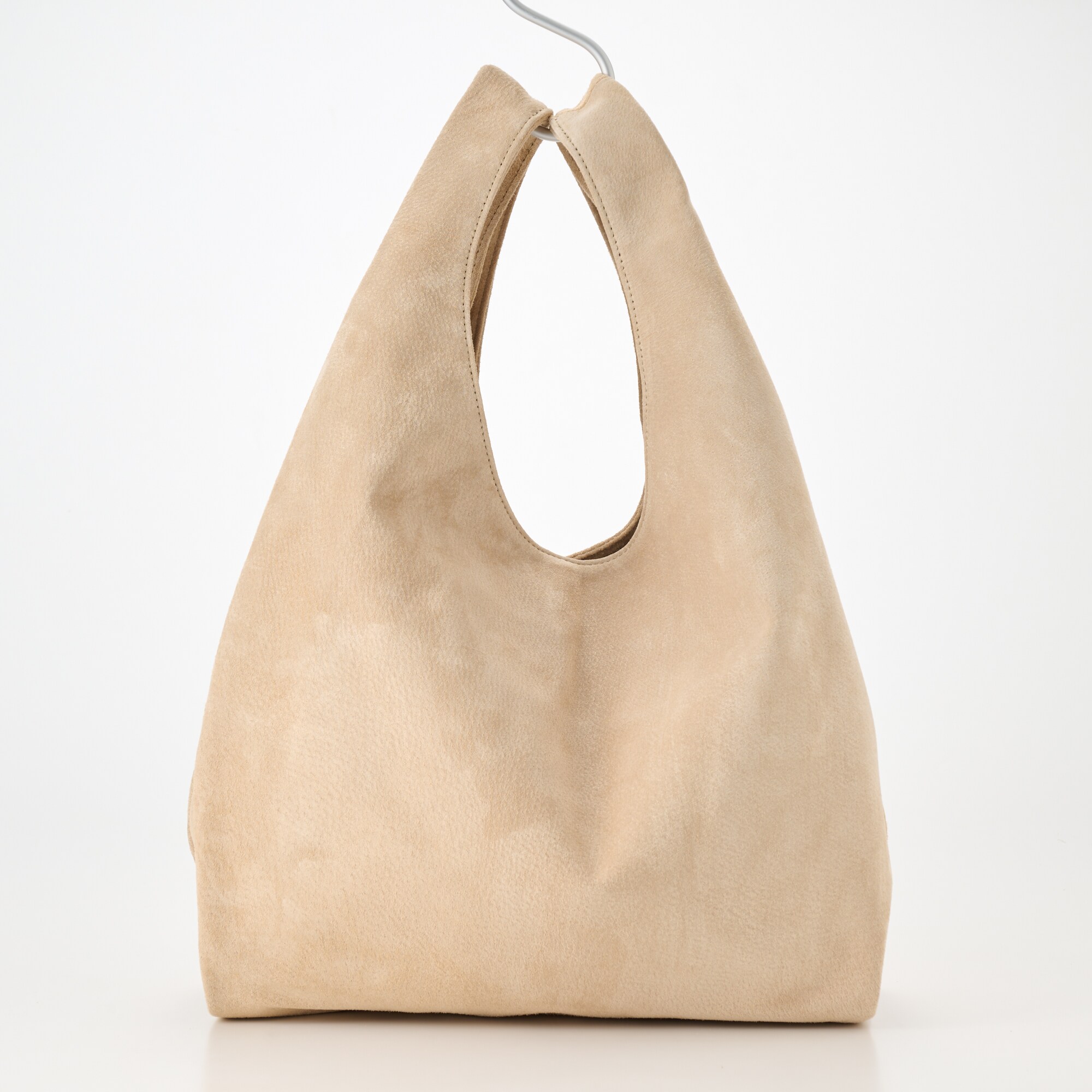   革屋が作った、 洗えるショッピングバッグ・ベージュ