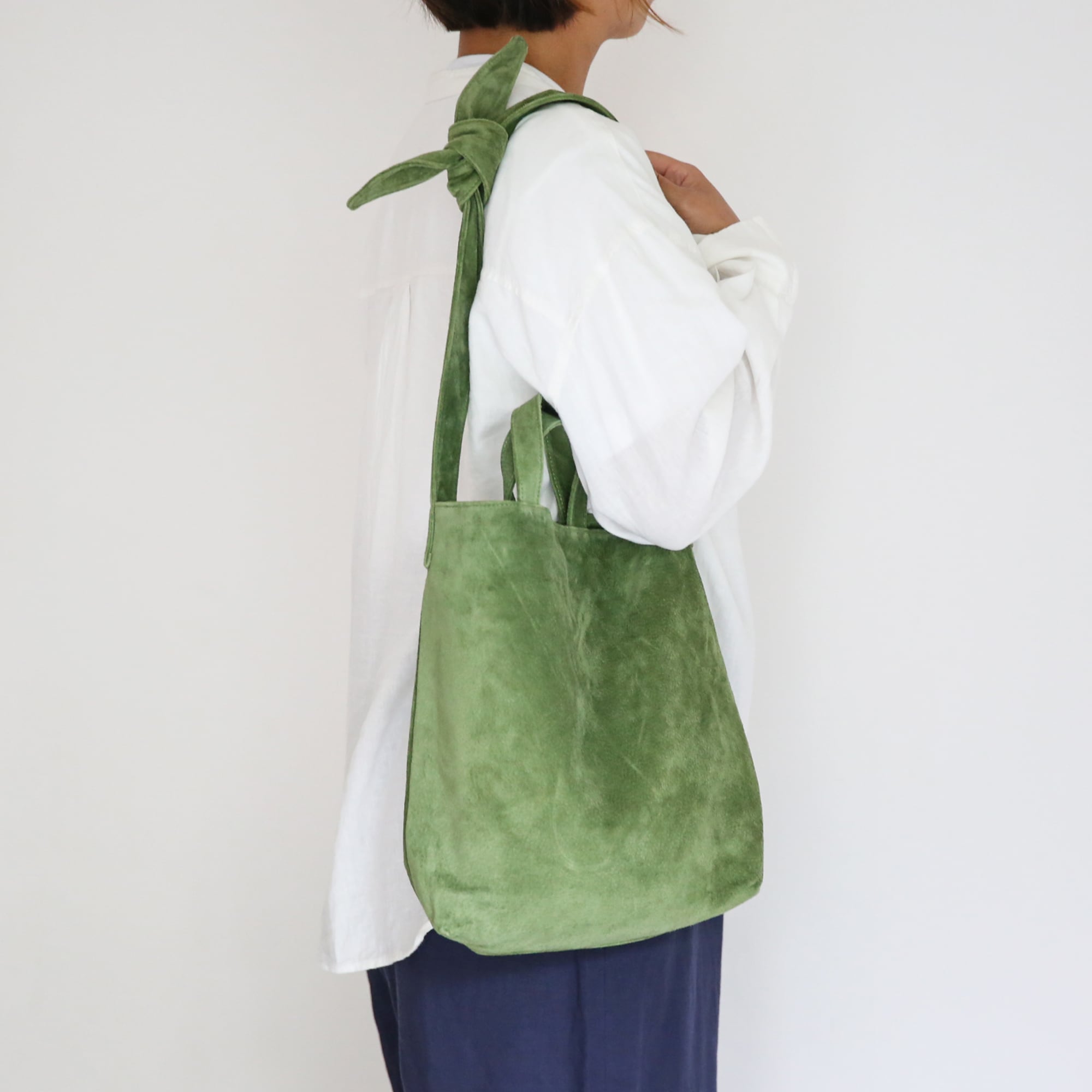 革屋が作った、洗える２ＷＡＹショルダーバッグ・グリーン