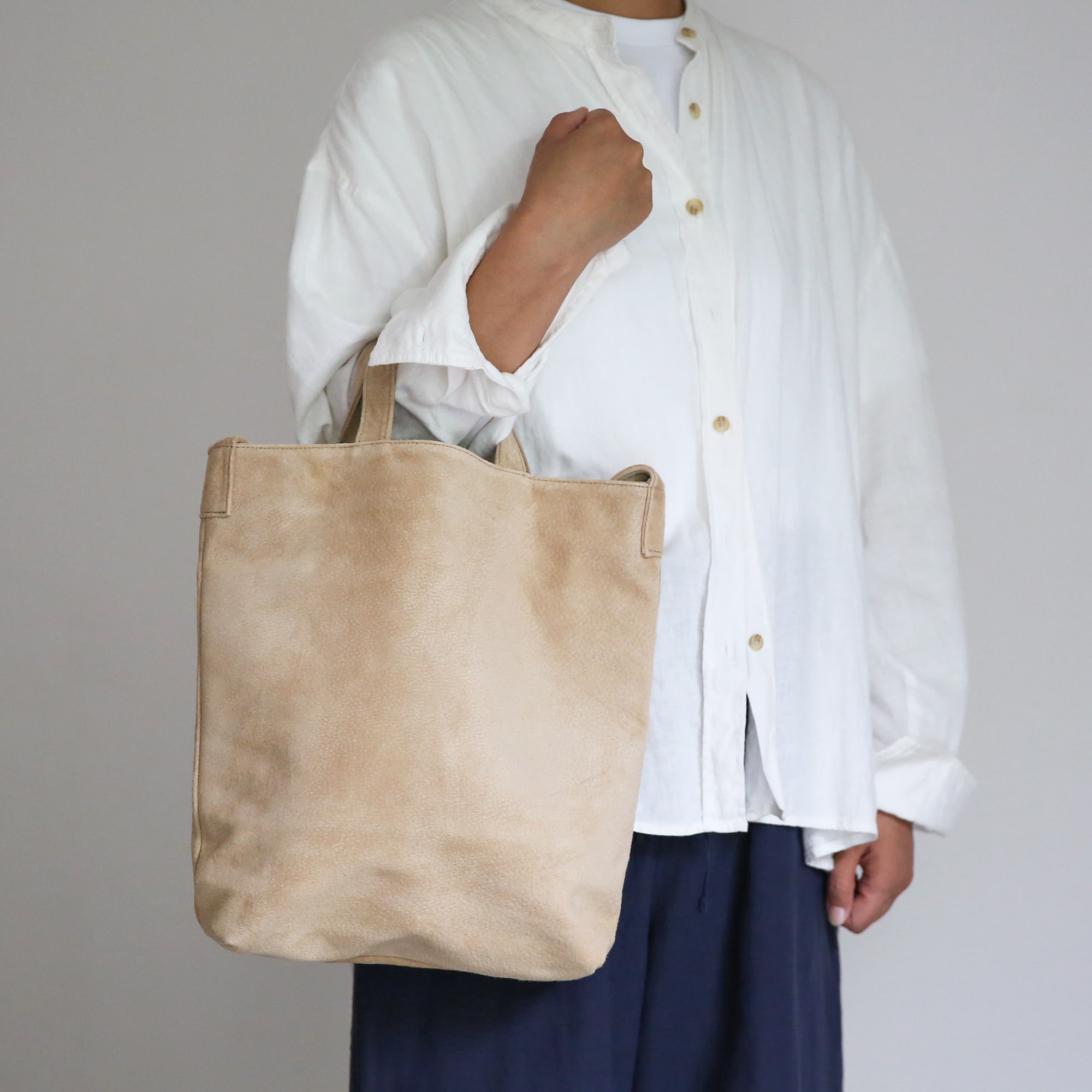 革屋が作った、洗える２ＷＡＹショルダーバッグ・ベージュ