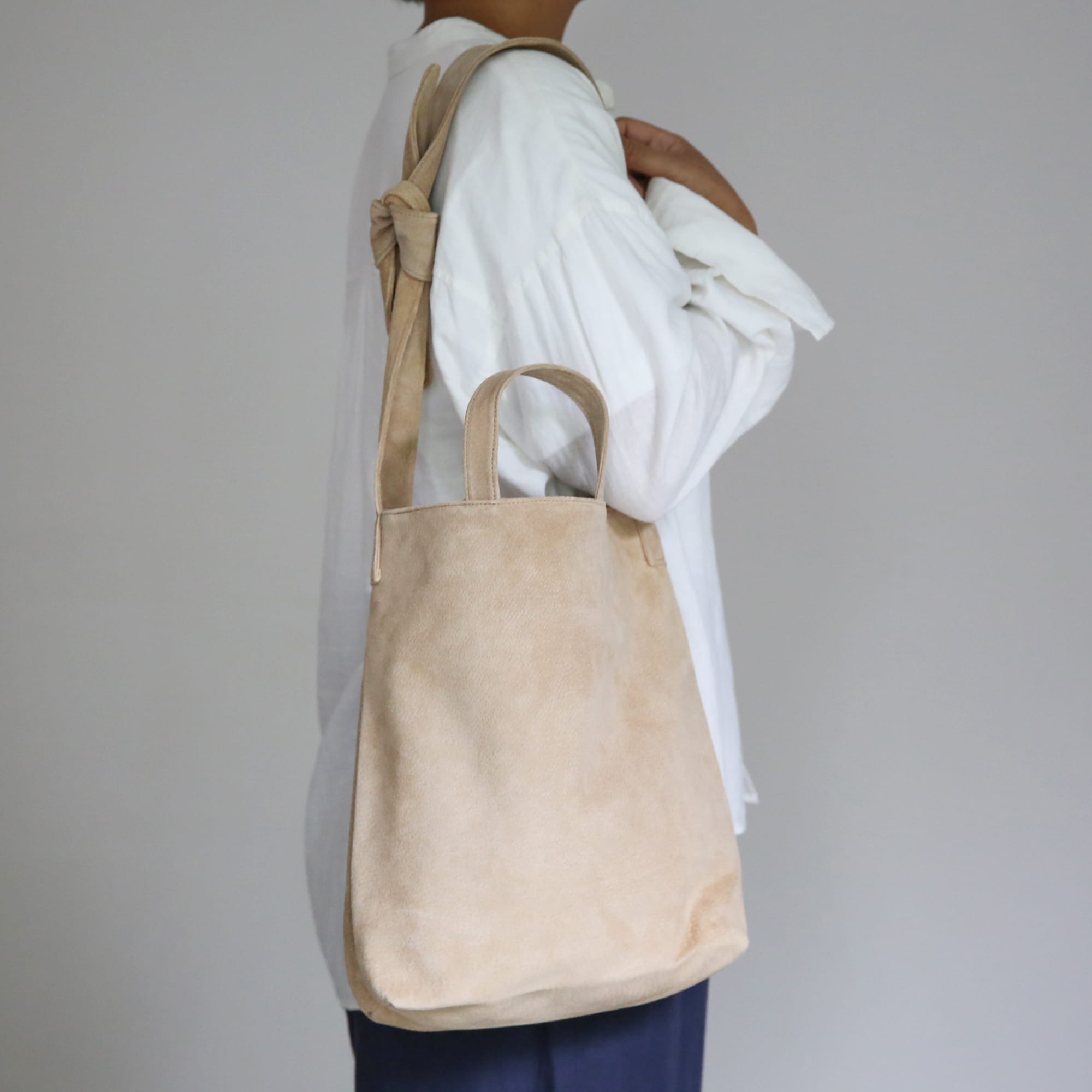 革屋が作った、洗える2WAYショルダーバッグ・ベージュ | 無印良品