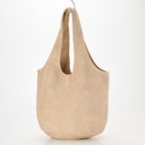 革屋が作った、洗えるドロップトートバッグ・ベージュ