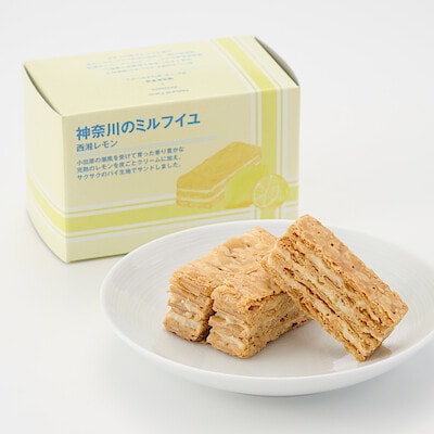 神奈川のミルフイユ　西湘レモン　１箱３個入り×４箱