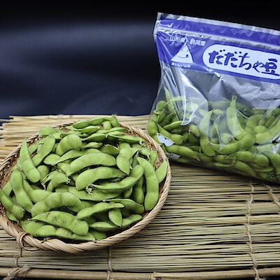 山形県白山産　「だだちゃ豆」　約１．２ｋｇ(４００ｇｘ３袋)