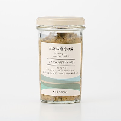 MISO MAISON　生麹味噌汁の素　さざなみ昆布とまぐろ節　２１０ｇ