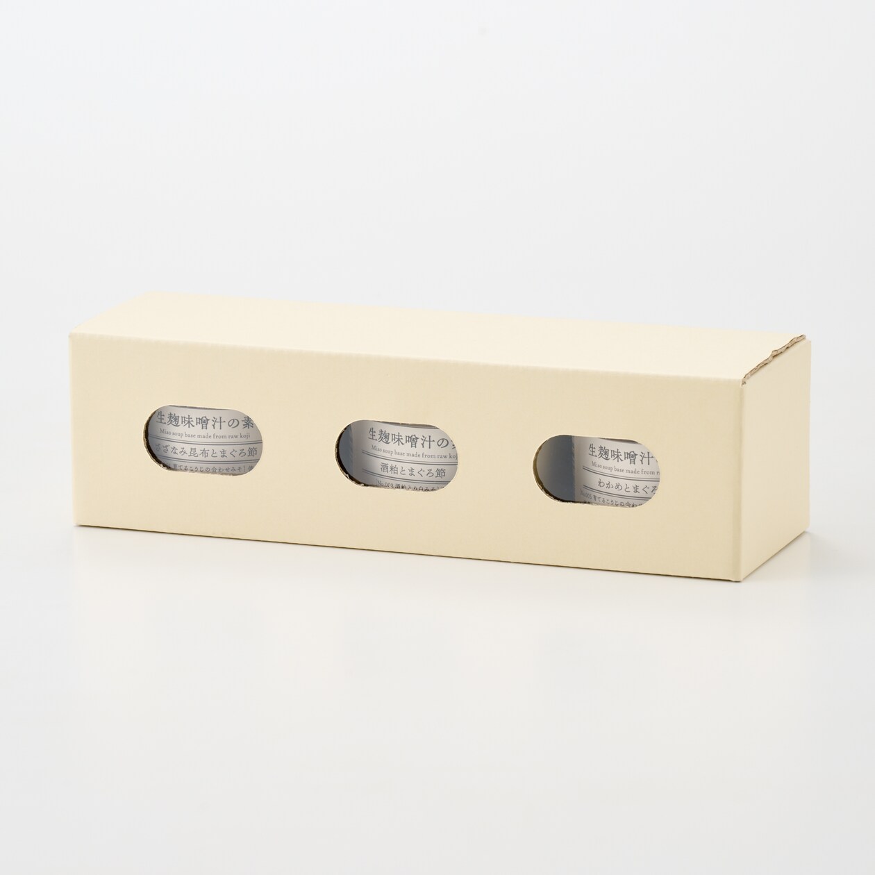 MISO MAISON　生麹味噌汁の素　３点セット　９０ｇ×各３種