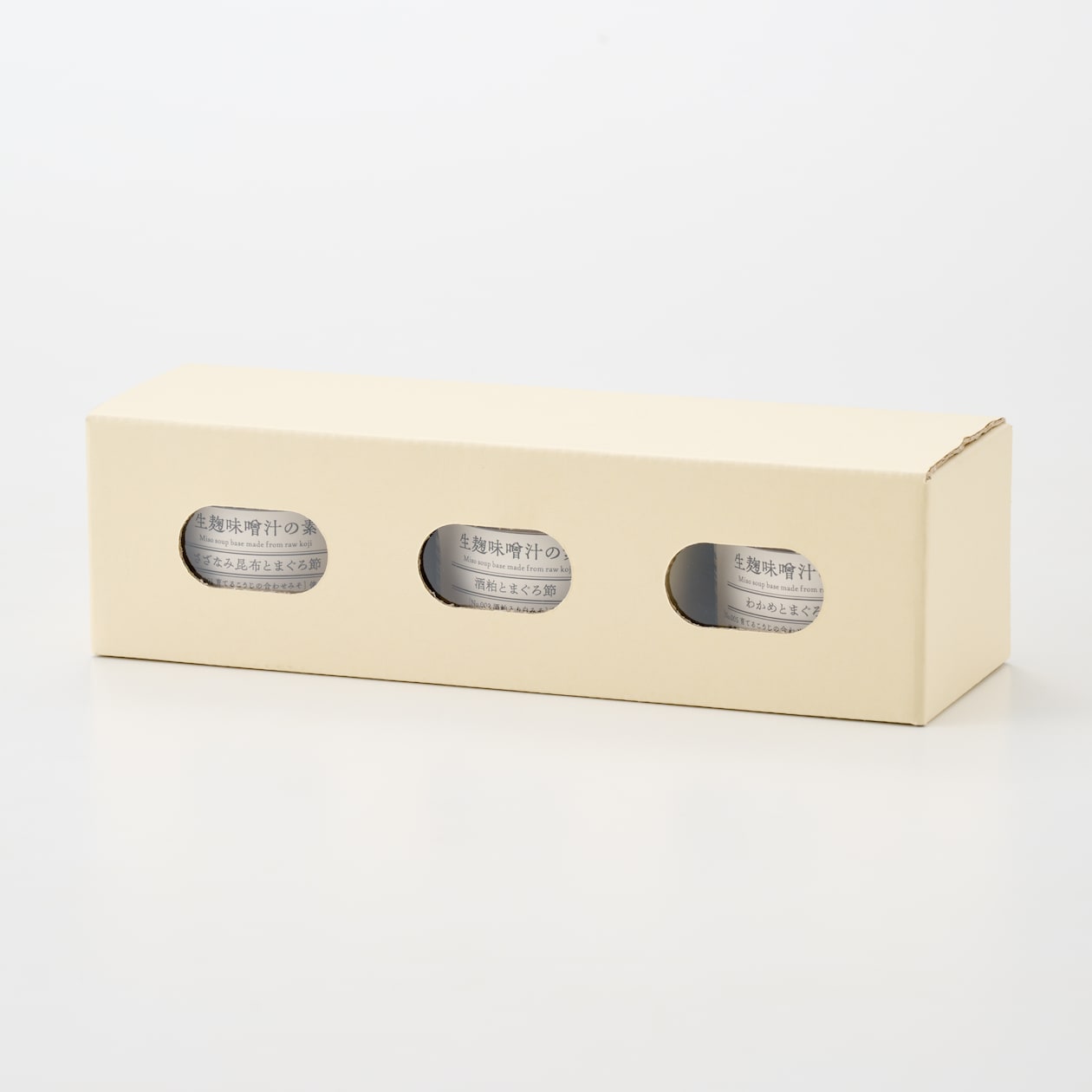 MISO MAISON　生麹味噌汁の素　３点セット　９０ｇ×各３種