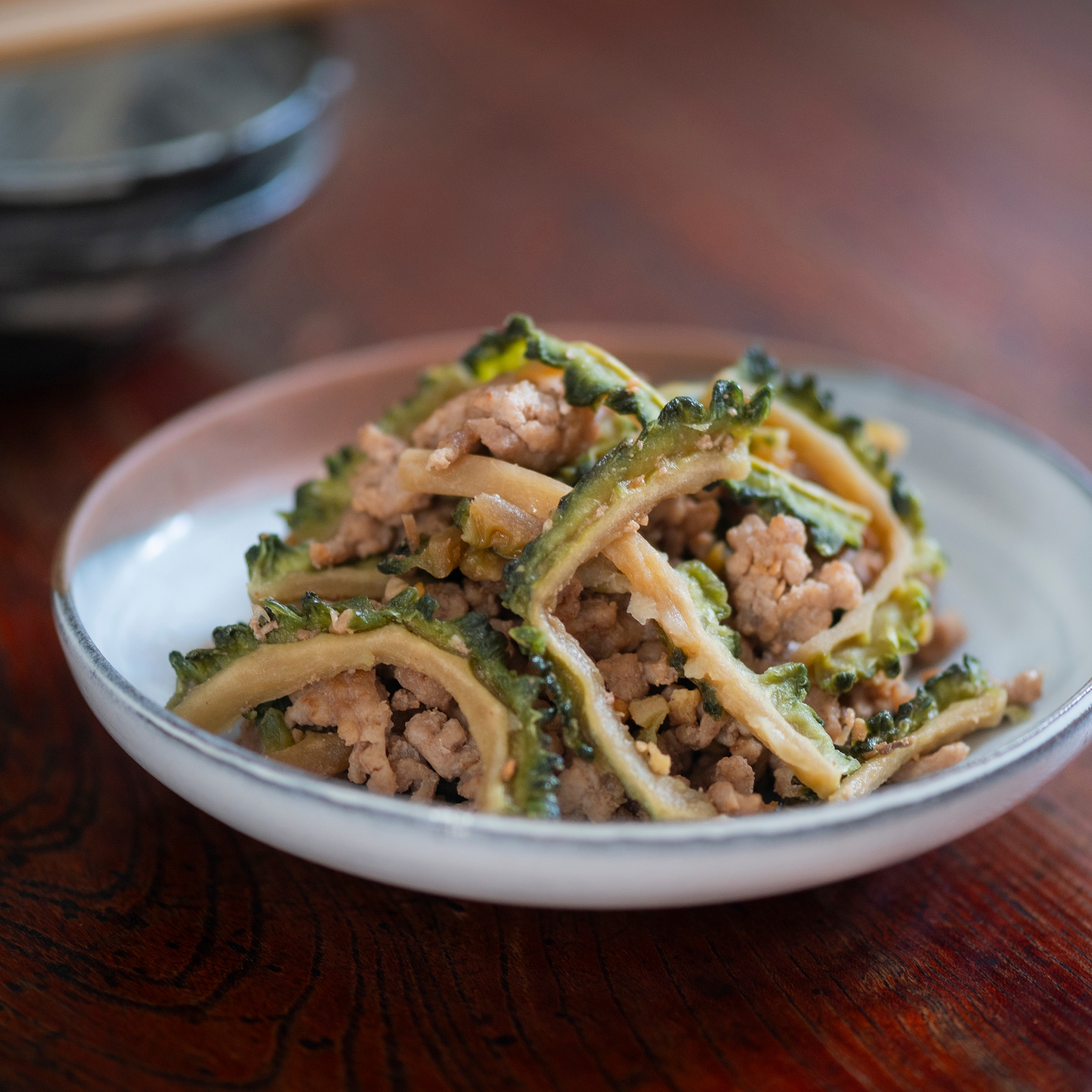 愛媛県産　無茶々園・てんぽ印の「有機かんそうゴーヤ」１５ｇ