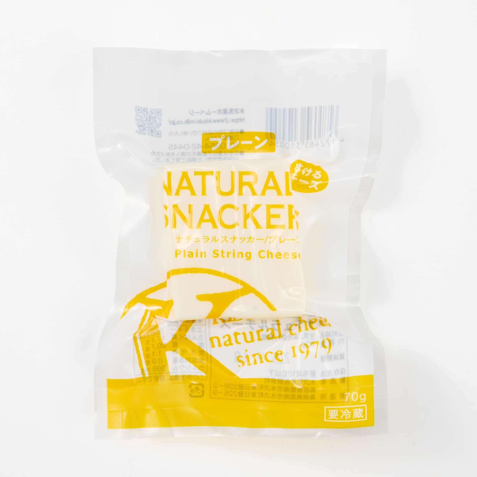 島根県　木次乳業　ナチュラルスナッカー・プレーン７０ｇ