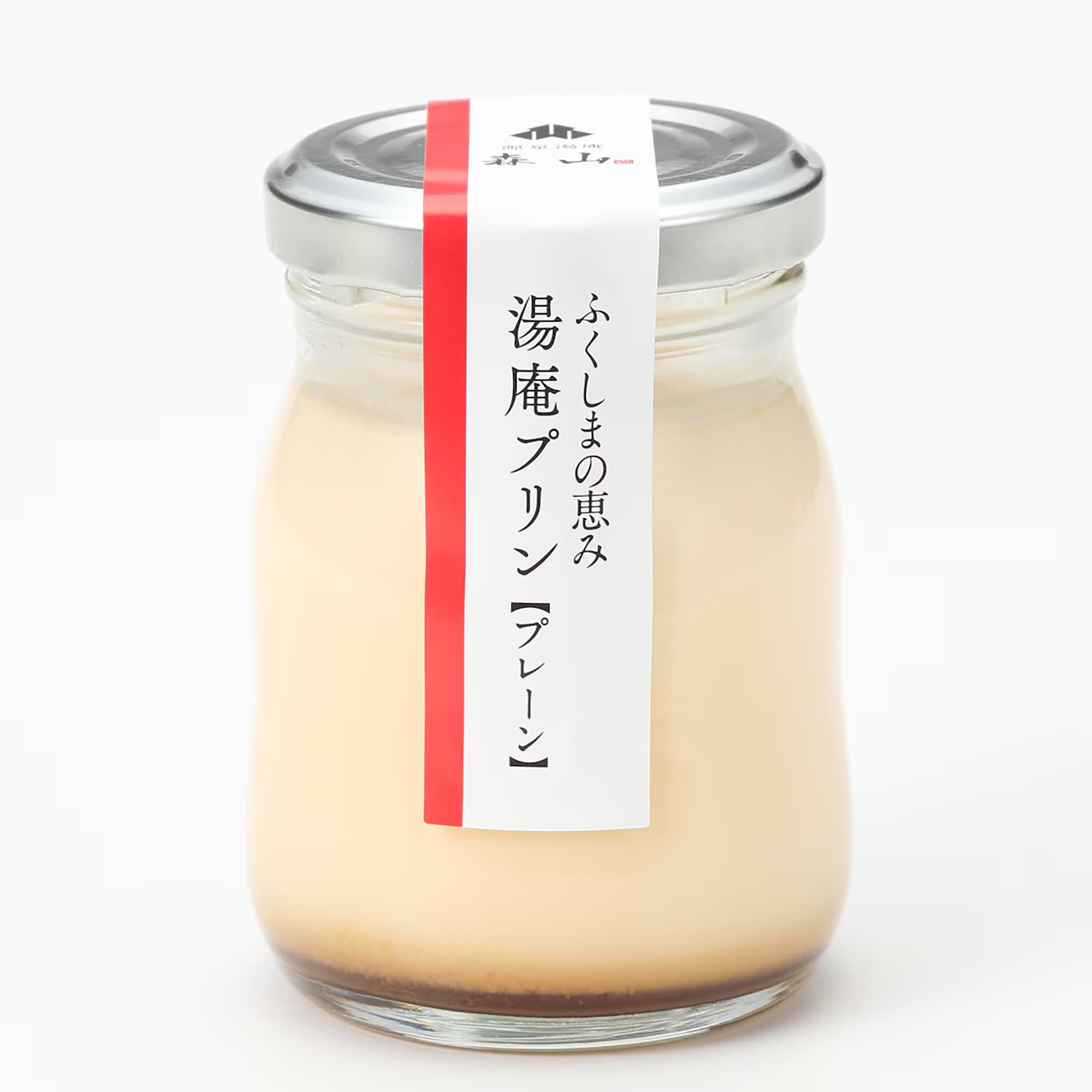 ふくしまの恵み 湯庵プリン「プレーン＆もも」6個セット