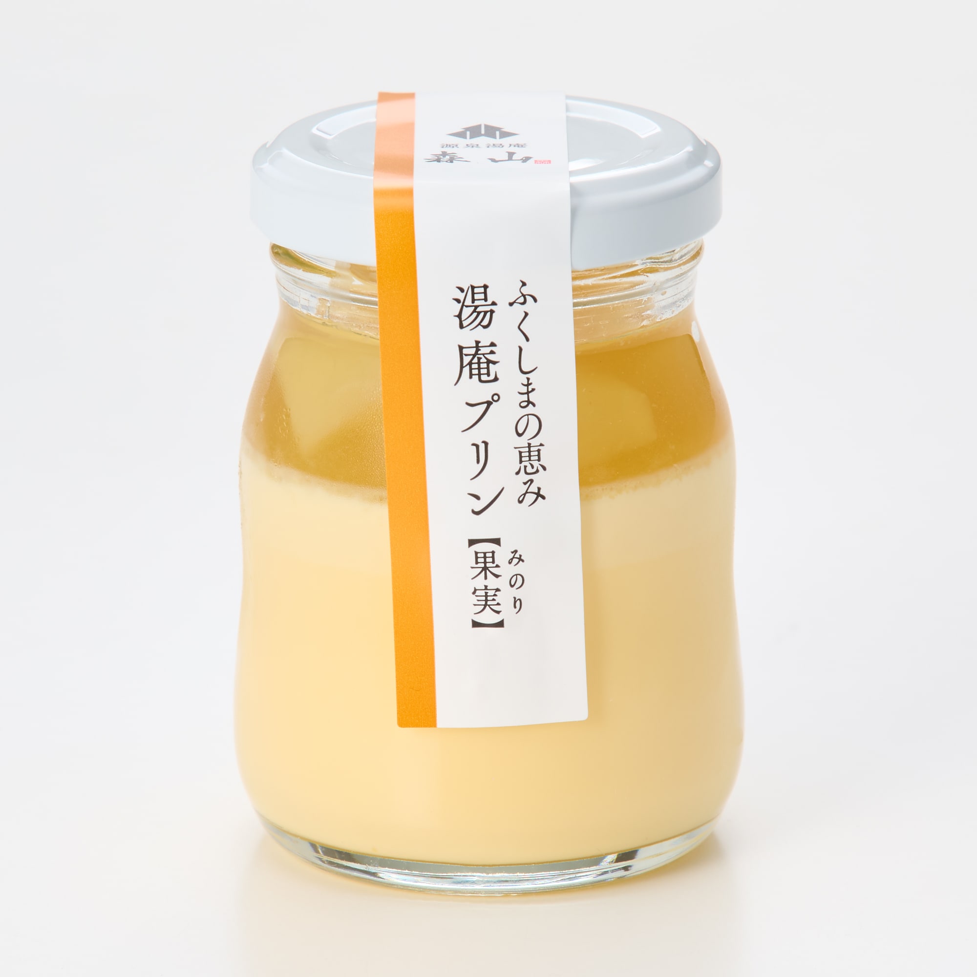 ふくしまの恵み 湯庵プリン「プレーン＆もも」6個セット