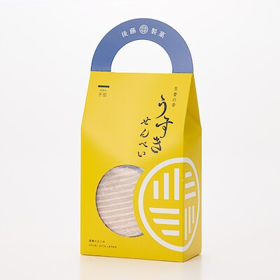 大分県　後藤製菓　生姜の幸　うすきせんべい　平型５枚箱入