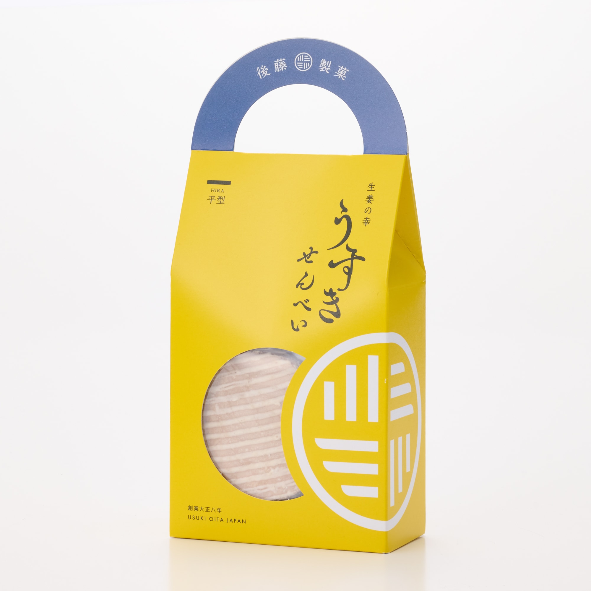 大分県 後藤製菓 生姜の幸 うすきせんべい 平型5枚箱入 | 無印良品