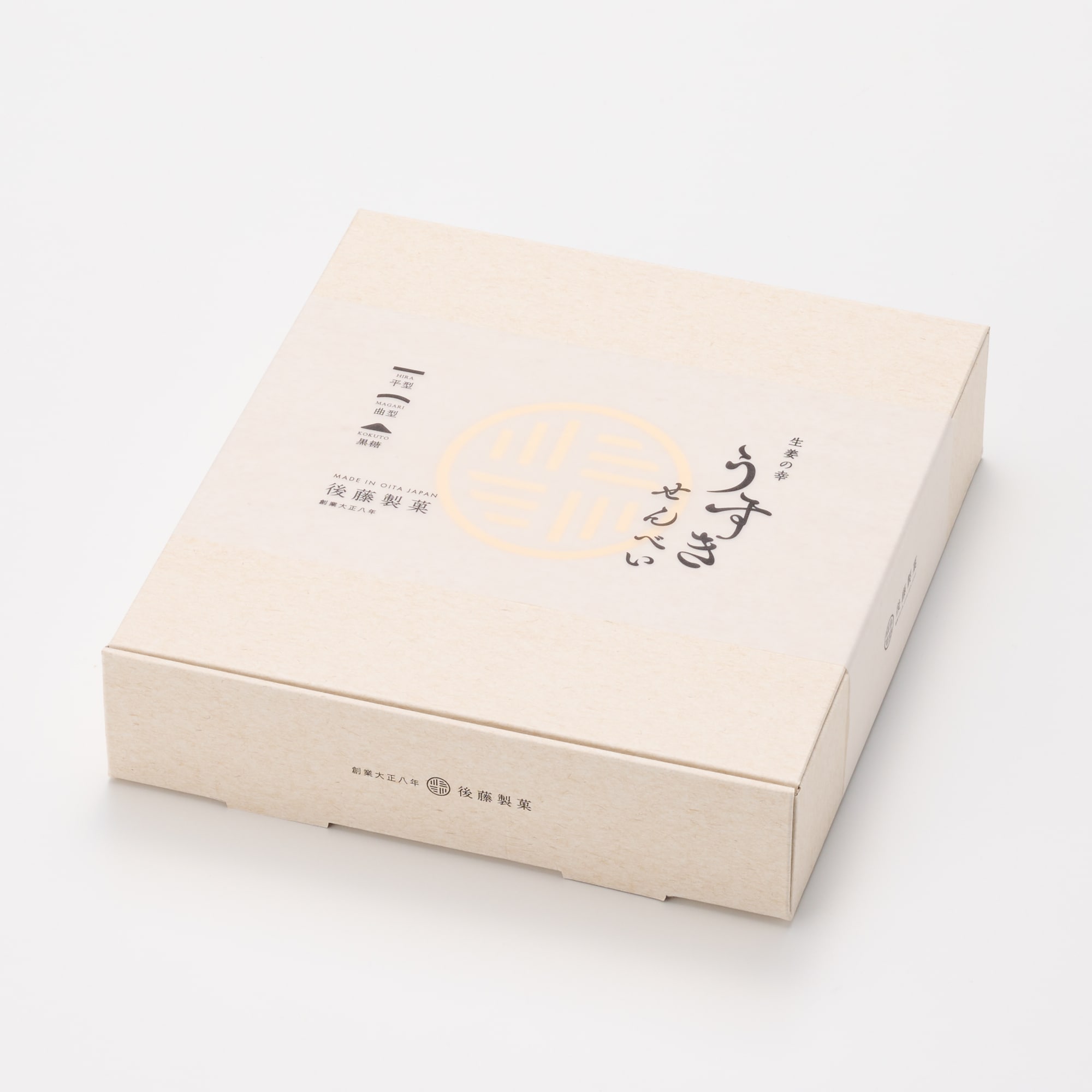 大分県　後藤製菓　生姜の幸　うすきせんべい　詰合１６枚箱入