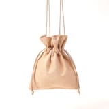 革屋が作った、「洗える革のサコッシュ」ベージュ　