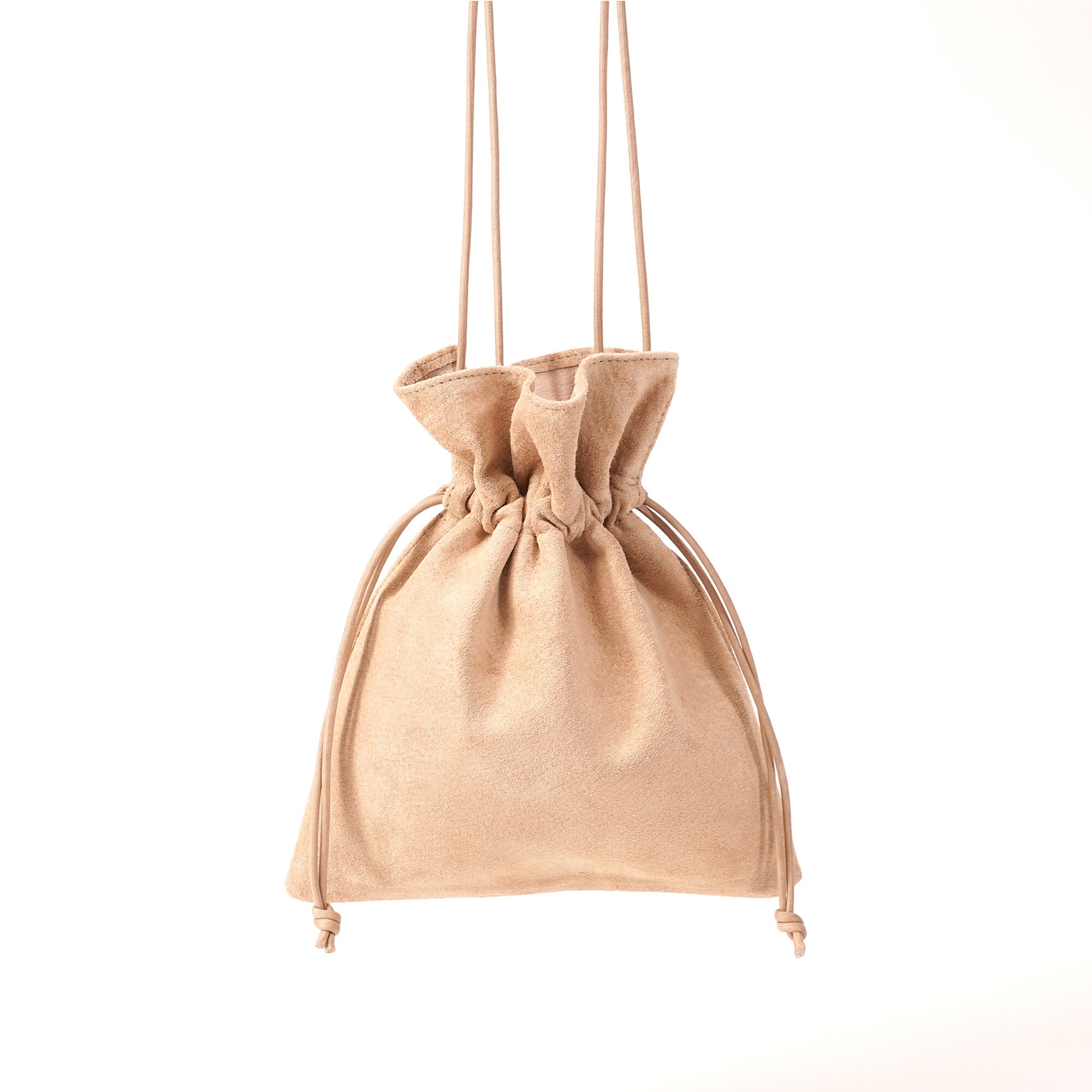 革屋が作った、「洗える革のサコッシュ」ベージュ | 無印良品