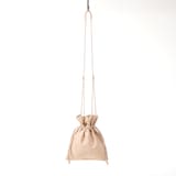 革屋が作った、「洗える革のサコッシュ」ベージュ　