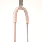 革屋が作った、「洗える革のサコッシュ」ピンクベージュ