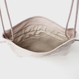 革屋が作った、「洗える革のサコッシュ」ピンクベージュ