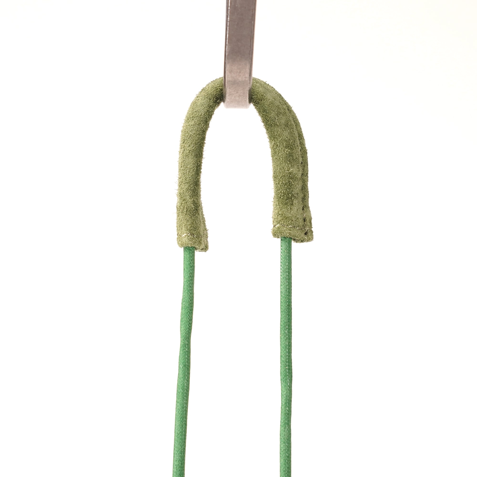 革屋が作った、「洗える革のサコッシュ」グリーン