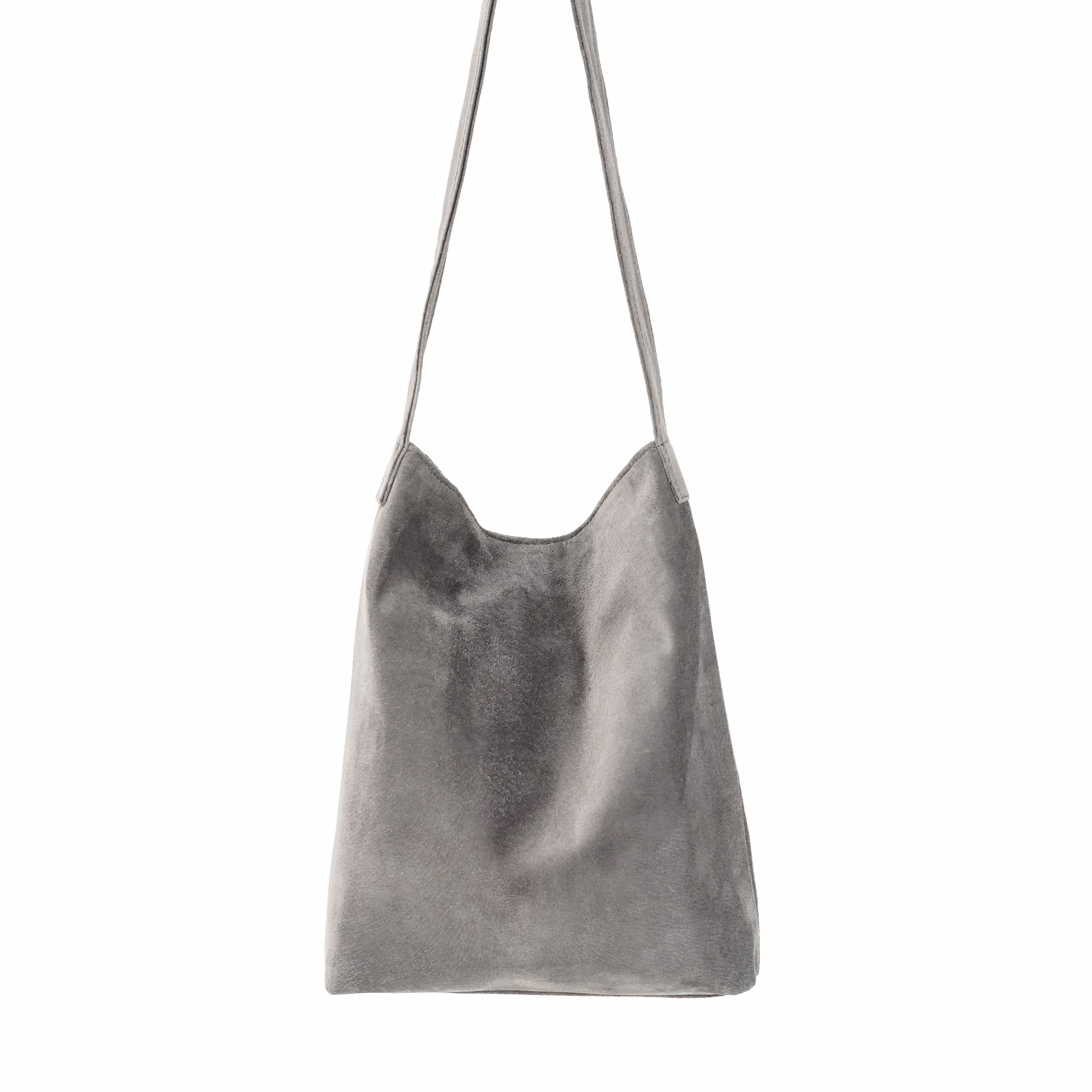 革屋が作った、「洗える革のライトトートバッグ」グレー