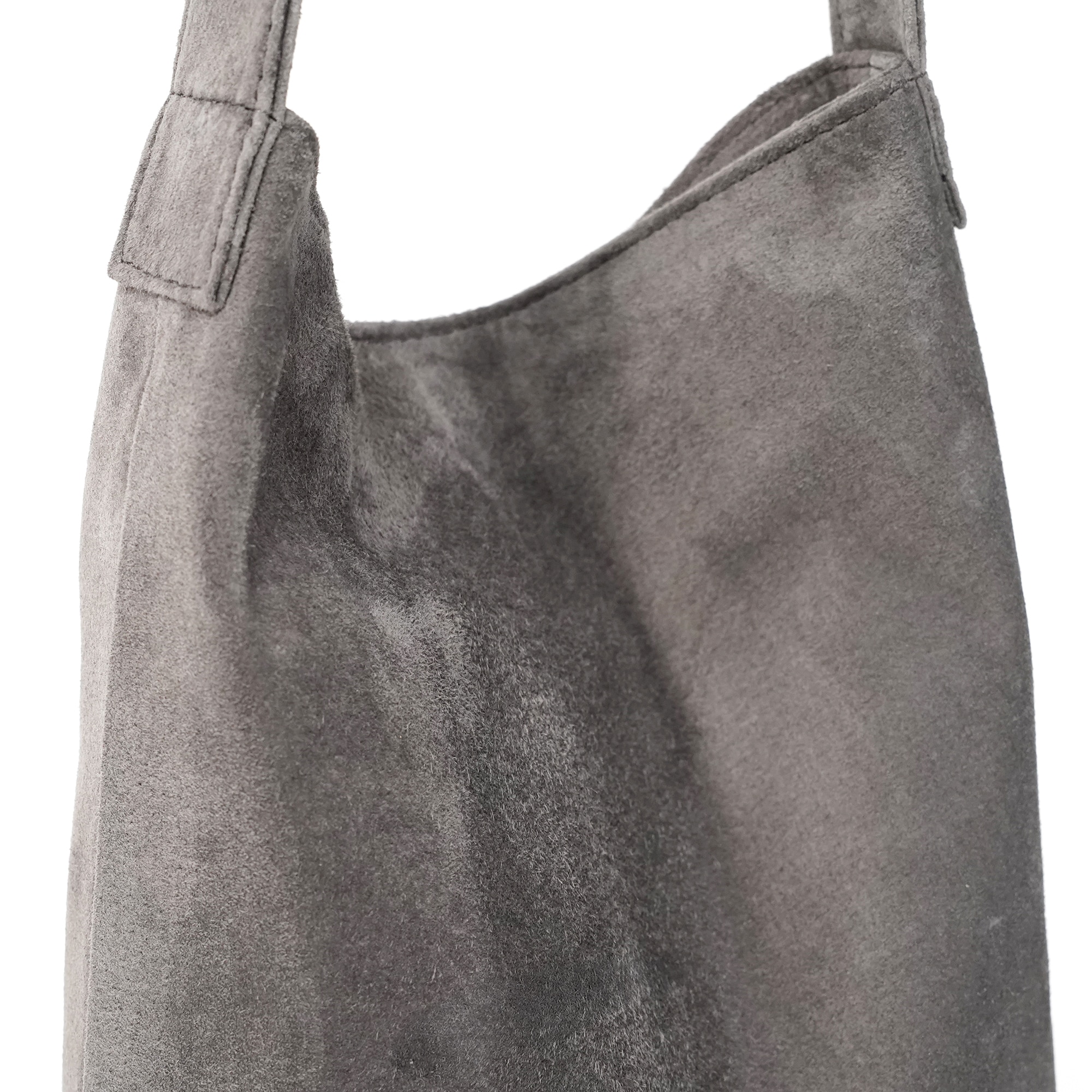 革屋が作った、「洗える革のライトトートバッグ」グレー