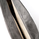 革屋が作った、「洗える革のライトトートバッグ」グレー