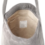 革屋が作った、「洗える革のライトトートバッグ」グレー